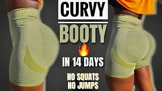BEST GLUTE FOCUS EXERCISES TO GROW THICK BOOTY In 10 mins | CURVY BUTT IN 14 DAYS At Home