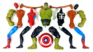 Merakit Mainan Spider-Man, Siren Head, Hulk Smash,Miles Morales Avengers Superhero Toys