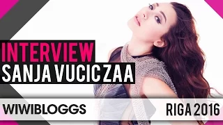 Sanja Vučić ZAA "Goodbye (Shelter)" - Eurovision Pre-Party Riga 2016 (Interview) | wiwibloggs