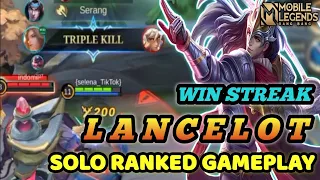 Solo Ranked Lancelot Pro player 100% Broken Damage - Mobile Legends Bang-bang