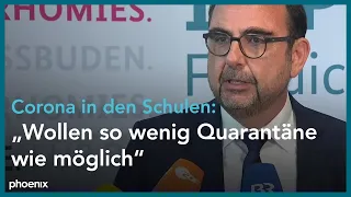 Neue Quarantäne-Regeln an Schulen: Statement von Klaus Holetschek (CSU, Gesundheitsminister Bayern)