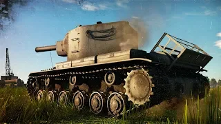 KV II 754 (r) ДАВИТ СВОИХ ПРОТИВНИКОВ В ПРЯМОМ СМЫСЛЕ | Лучший бой War Thunder #198