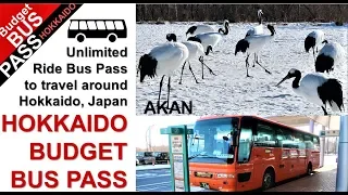 HOKKAIDO BUDGET BUS PASS / Akan / Wild Japanese Crane
