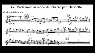Davide Bandieri “Variazione in modo di Scherzo per clarinetto” - Clarinet Solo - Alberto Ginastera