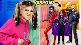 Adopted By Miraculous Ladybug and Cat Noir! Funny Situations Parents are Superheroes by Crafty Hacks