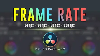 ⭐ Como trabajar con VIDEOS de diferente FRAME RATE⭐ |  DaVinci Resolve 17