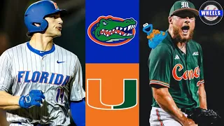 #4 Florida vs Miami Highlights (Game 1) | 2024 College Baseball Highlights