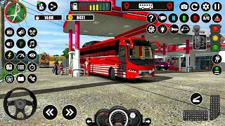 bus simulator racing game ll challenge simulator game #trending #w123 #viral #funny