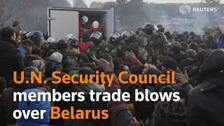 U.N. Security Council members trade blows over Belarus