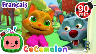 Trois petits chatons | Chansons pour Bébés | CoComelon Le coin des Animaux de JJ - Comptines