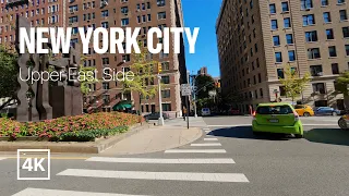 [4K] New York City 🗽 Autumn Walk - Upper East Side [Oct. 2022]