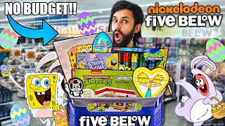 I Bought EVERY NICKELODEON PRODUCT AT FIVE BELOW!! SPONGEBOB SQUAREPANT EASTER EGG HUNT! *NO BUDGET*