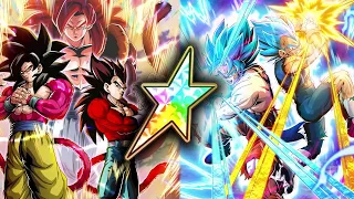 100% LR SSG/SSB GOKU & VEGETA + LR SSJ4 GOKU & VEGETA/GOGETA ROTATION! Dragon Ball Z Dokkan Battle