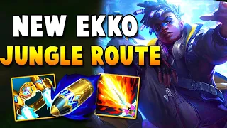 My New Ekko jungle route that completely destroys High Elo Zac main after he makes 1 mistake