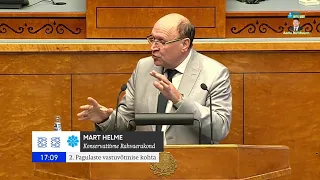 Mart Helme peaministrile: Püüdke leida empaatiat, et mõista: suurem osa Eesti rahvast elab vaesuses!
