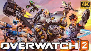 ИГРАЕМ В НОВЫЙ OVERWATCH 2 [4K] ➤ Геймплей, Обзор Игры на ПК ➤ Вспоминаем былое