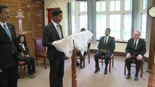 Fijian President His Execellency officiates the Swearing-In for Resident Magistrate.