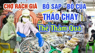 QUÁ THÊ THẢM CHỢ RẠCH GIÁ Ế ẨM CHƯA TỪNG CÓ - BÀ CON BỎ SẠP BỎ CỦA CHẠY LẤY NGƯỜI