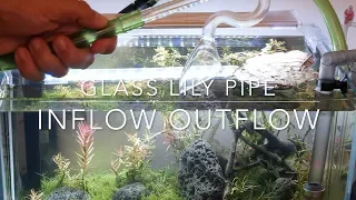 Glass Lily Pipe Set for Nano Aquarium