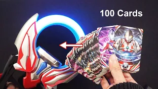 ORB Ring : 100 Fusion Cards !! (test) Ultra Replica Orb Ring | Ultraman Orb
