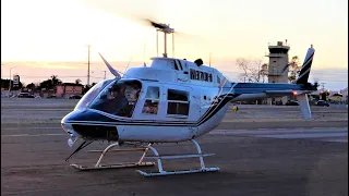 Start-Up & Takeoff Bell 206 JetRanger "Epic Sound" Helicopter N870H