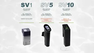 VACMASTER Sous Vide Circulator Comparison