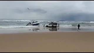 Beach launch fail