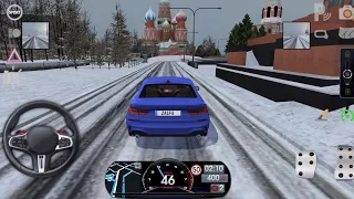 Driving school 2024 level 7 moscow|russia|bmw|real driving gameplay|gaming channel|mobile games