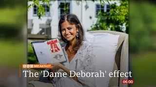 The 'Dame Deborah' (James) effect and has a flower named after her (6) (UK) - BBC News - 21 May 2022