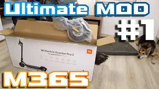 Xiaomi M365 Pro 3 Ultimate Modification 🚀 Advanced AWD 😎 #1 Prepearing Frame  & 10" Tubeless tyres