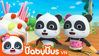 Tiệm kem mùa hè | Gia đình gấu trúc Kiki và Miumiu | Hoạt hình thiếu nhi vui nhộn | BabyBus