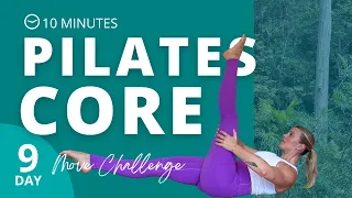 10 minute Pilates ABS & CORE workout | DAY 9 - MOVE CHALLENGE.. Ashley Freeman