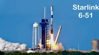 Starlink 6-51 SpaceX Falcon 9 Rocket Launch Mission 23 Satellites