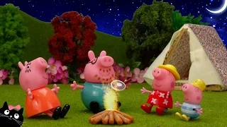 Peppa Pig y George se van de Camping con la Caravana - Vídeos de Juguetes Peppa Pig