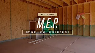 MEP Methods - HVAC - Installing Air Ducts Under Floor