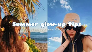 ༘˚⋆𐙚｡⋆𖦹.✧˚Summer glow up tips!✨ / to protect your skin from sunn! ✨ @_itzzzme_Rozzyy  subscribe!!