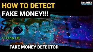 How to Detect FAKE MONEY - Fake Money Detector with Portable Version