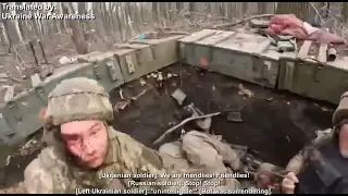 18+ Warning! War Crime? Russian soldier kills 2 Ukrainian soldiers in Kreminna Luhansk Region.