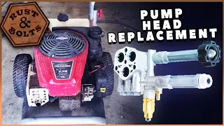 Briggs and Stratton Pressure washer pump head change. #pressurewasher #Briggs and Stratton