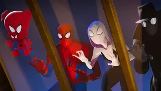 Spider-Man: Into the Spider-Verse | Spider-People infiltrate the event that Kingping did HD 60FPS