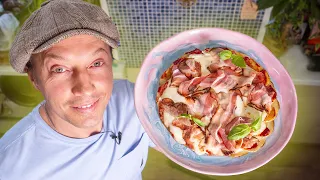 Пицца на сковороде. Прикольный рецепт от моих друзей из Канады. Bismark potato pizza.