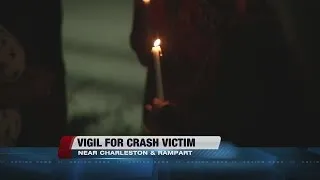 Vigil held for man killed in scooter crash over weekend