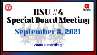 RSU4 School Board Meeting: September 8, 2021