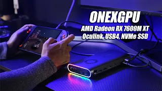 This New OCULINK eGPU Is Insane! USB4+NVMe ONEXGPU Hands-On First Look