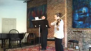 The Slapin-Solomon Duo performs "A Day in Acadia: Midnight at El Sido's" (3rd mvt) by David Rimelis