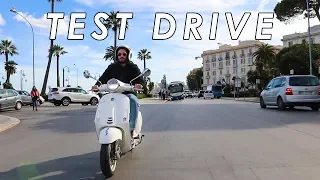 We Ride: Vespa Primavera - TEST DRIVE (ENG SUBS)