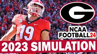Georgia 2023 Season Simulation (Updated Rosters for NCAA 14)