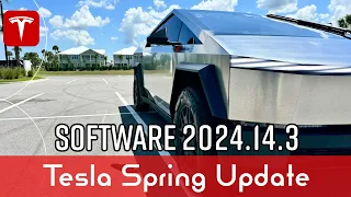 Tesla Spring Update 2024 Is OUT | What's New in 2024.14.3 |