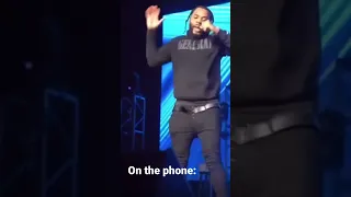 How I act on the phone VS. in real life🤣🤣🤣 "Kevin Gates goes crazy on stage" #kevingates #viral