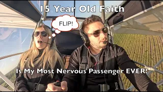 15 Year OId Faith Is MY MOST NERVOUS PASSENGER EVER! | Can We Cure Her Fear? | Let's Go Flying